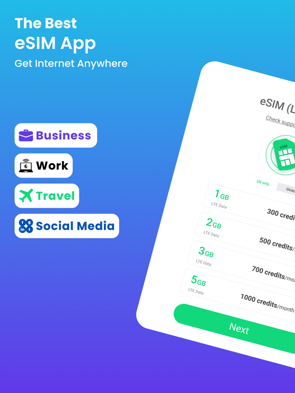 Screenshot #4 pour Hoom eSIM App - LTE Data
