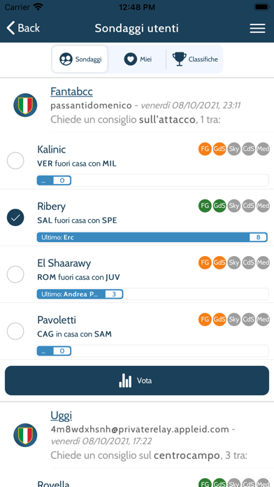 FantaFormazione Screenshot