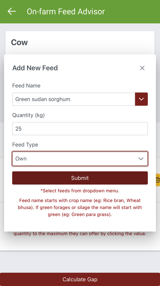 #4. On-farm Feed Advisor (iOS) 来自: International Livestock Research Institute