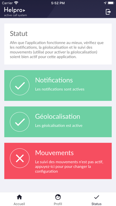 Helpro ACS Screenshot