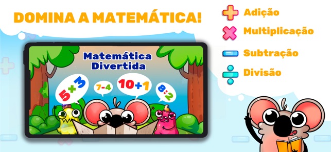 Matemática - Saiba Adição, Subtração, Multiplicação e Divisão, Jogos  Matemáticos para Criança::Appstore for Android