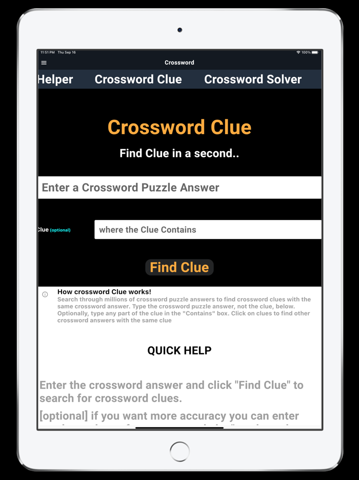 Anagram Crossword Solver