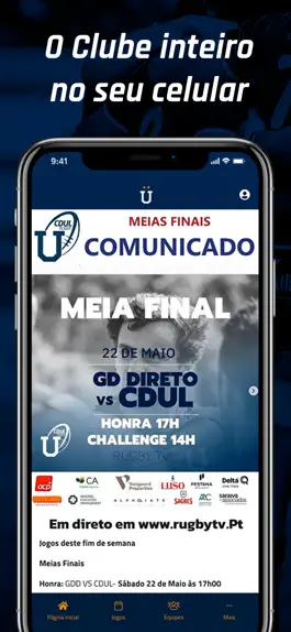 Game screenshot CDUL CD Universitário Lisboa mod apk