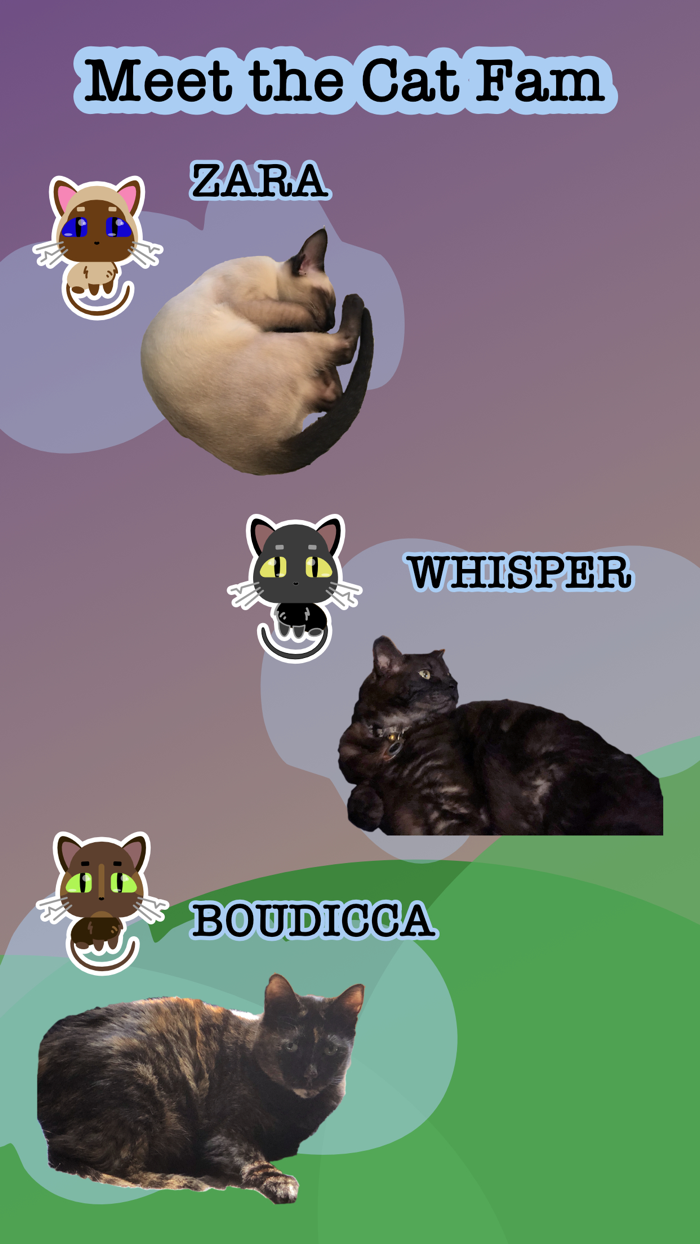 Cat Family Sticker Pack