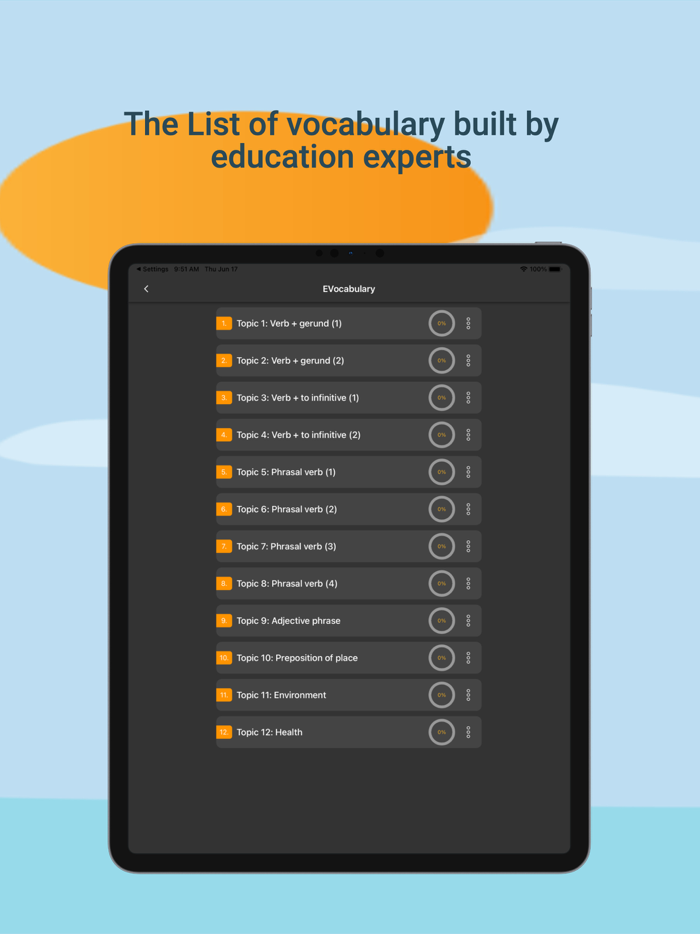 EVocabulary - Learn new words