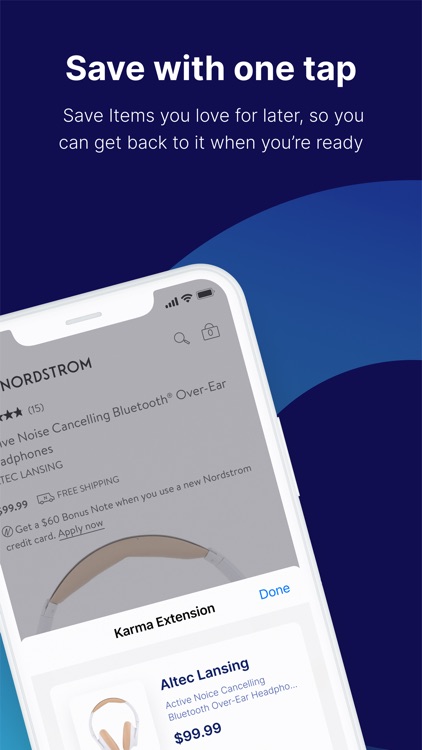 Karma: iOS Extension