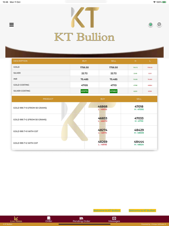 Screenshot #4 pour KT Bullion - Oswal Spot