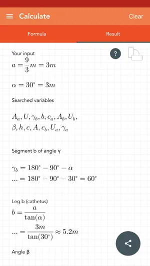 Right Triangle - Calculator screenshot 3