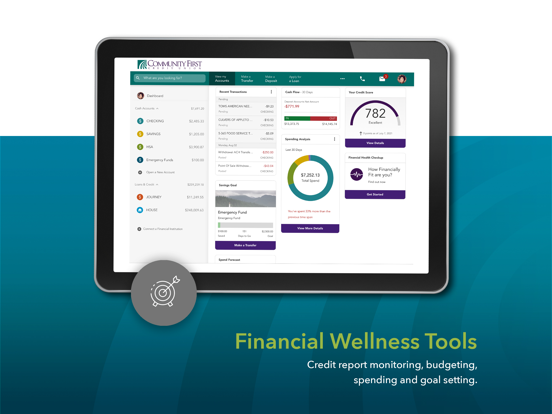 Community First CU iPad screenshot 6 - Finance app