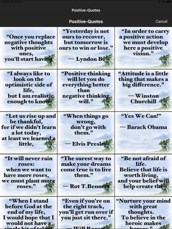 Screenshot #5 pour Positive-Quotes