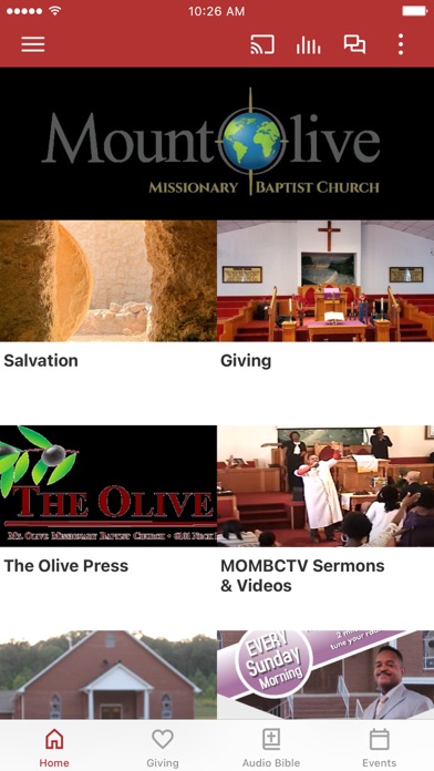 Mt. Olive Missionary Baptist Screenshot