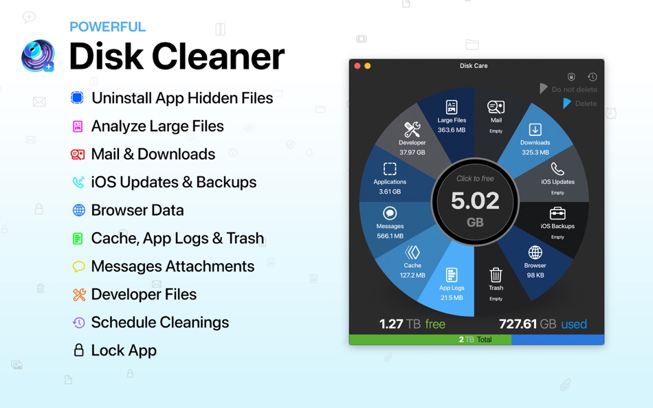 Disk Care: Drive Space Cleaner - 3.0.2 - (macOS)