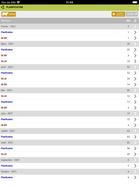 Screenshot #6 pour Sicarev Éleveur