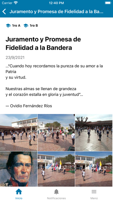 Colegio del Huerto Pando Screenshot