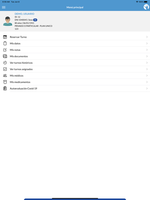 Screenshot #5 pour Integrando Pacientes Móvil