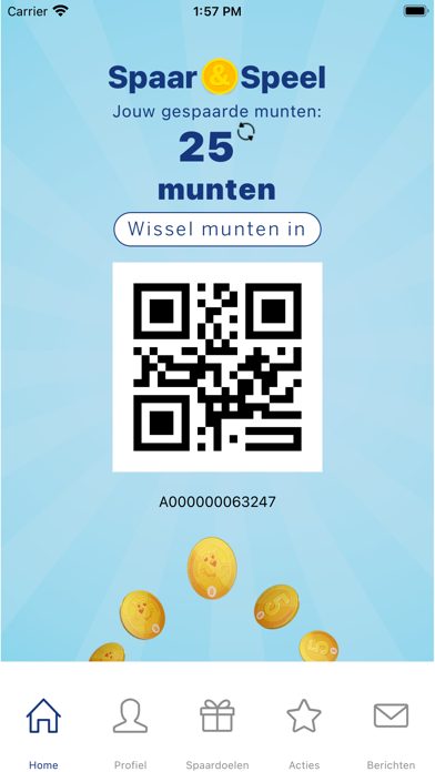 Ballorig Spaar en Speel App Screenshot