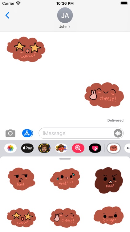 Choco Cloud Stickers