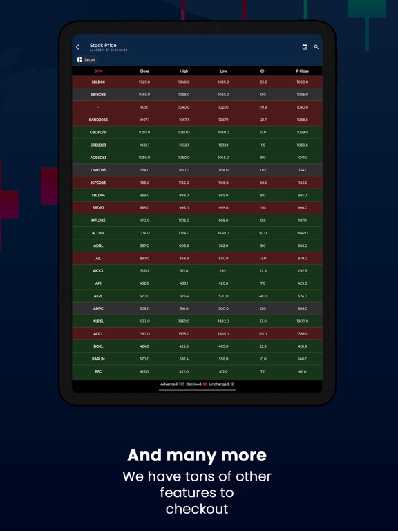 Nepal Share iPad screenshot 8 - Finance app