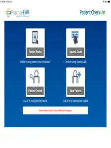 Practice EHR Patient Check-In screenshot #2 for iPad