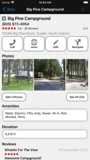 rv parks & campgrounds iphone screenshot 3
