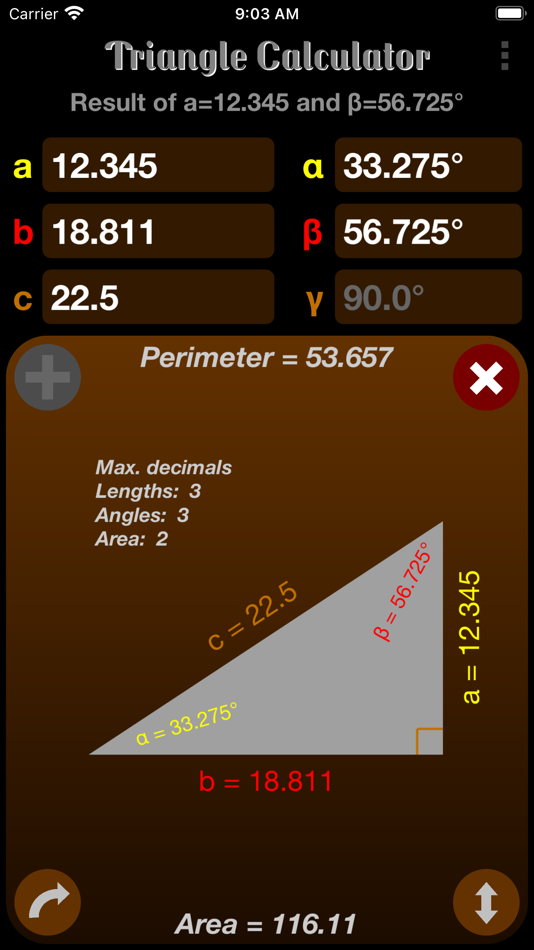 #8. Triangle Calculator (iOS) 由: Kent Johansson