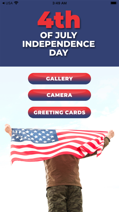 4th of July Greeting Cards Screenshot