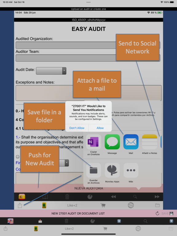 Screenshot #4 pour ISO 27001 IT Checklist-Test
