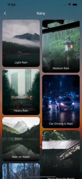 Game screenshot Rain sounds & meditation apk