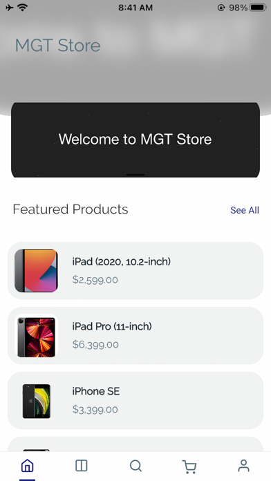 Screenshot #1 pour MGT Store