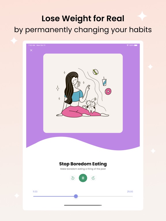 Screenshot #4 pour Slimmed: Weight-loss hypnosis
