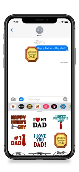 Game screenshot Father's Day Fun Stickers apk