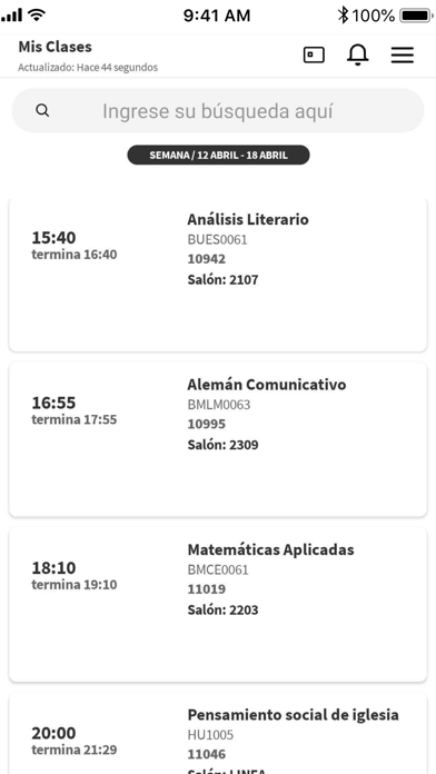 UDEM APP Campus digital Screenshot