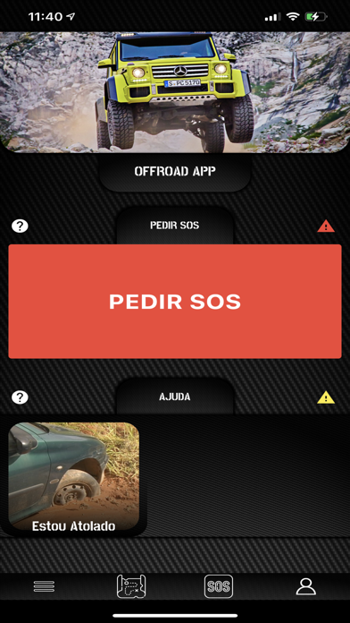 Off Road App Screenshot