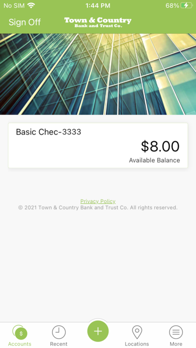 TCBT Mobile Screenshot
