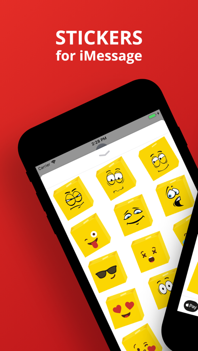 Cube Emoji stickers & smileyのおすすめ画像1