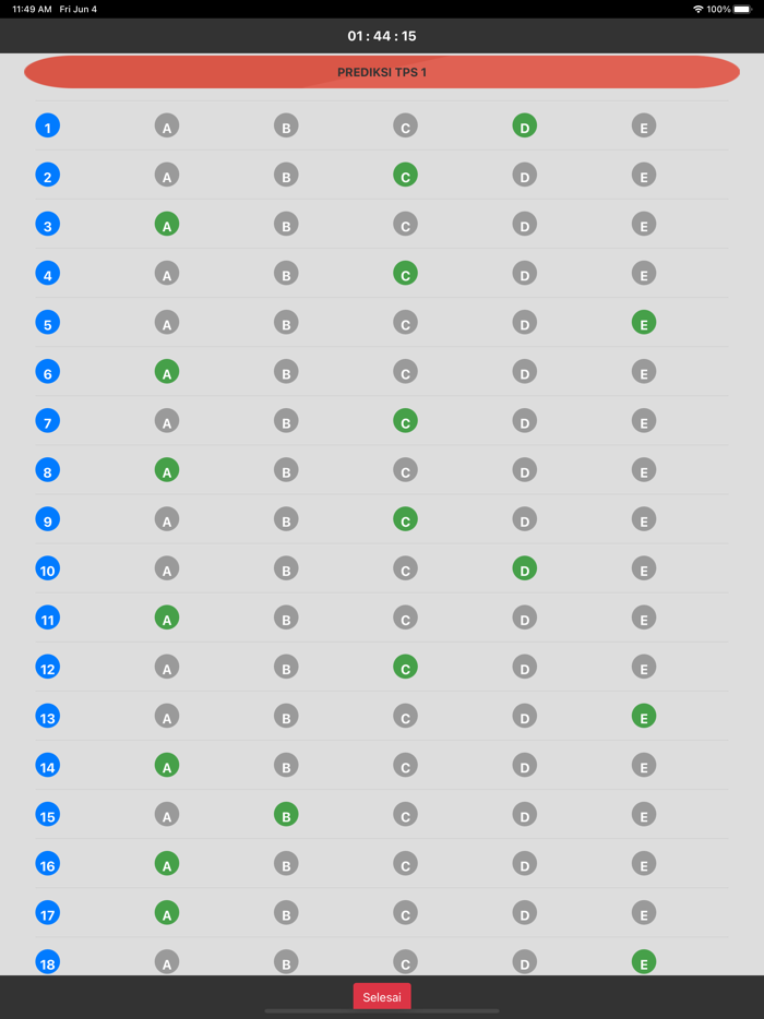 LJD SS UTBK SAINTEK 2022