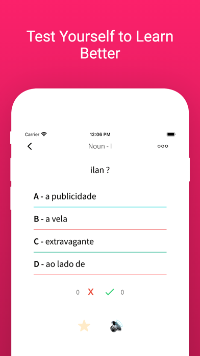 Portuguese Turkish Words Screenshot
