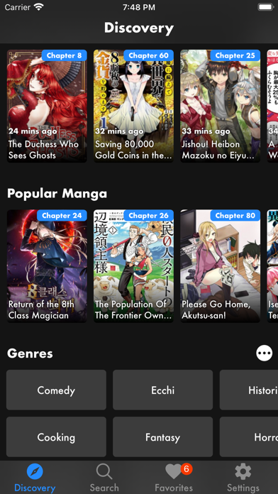 Screenshot #2 pour Manga Monster -  Manga Reader