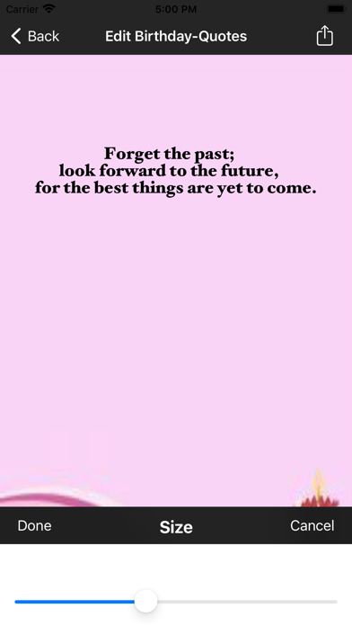 Birthday-Quotes Screenshot