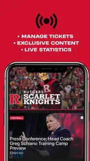 scarlet knights iphone screenshot 2