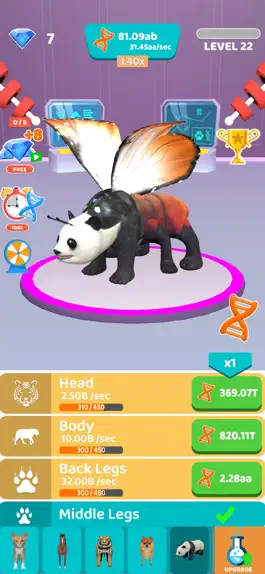 Game screenshot Idle Animal Evolution apk