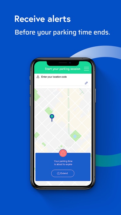 Blinkay: smart parking app Screenshot