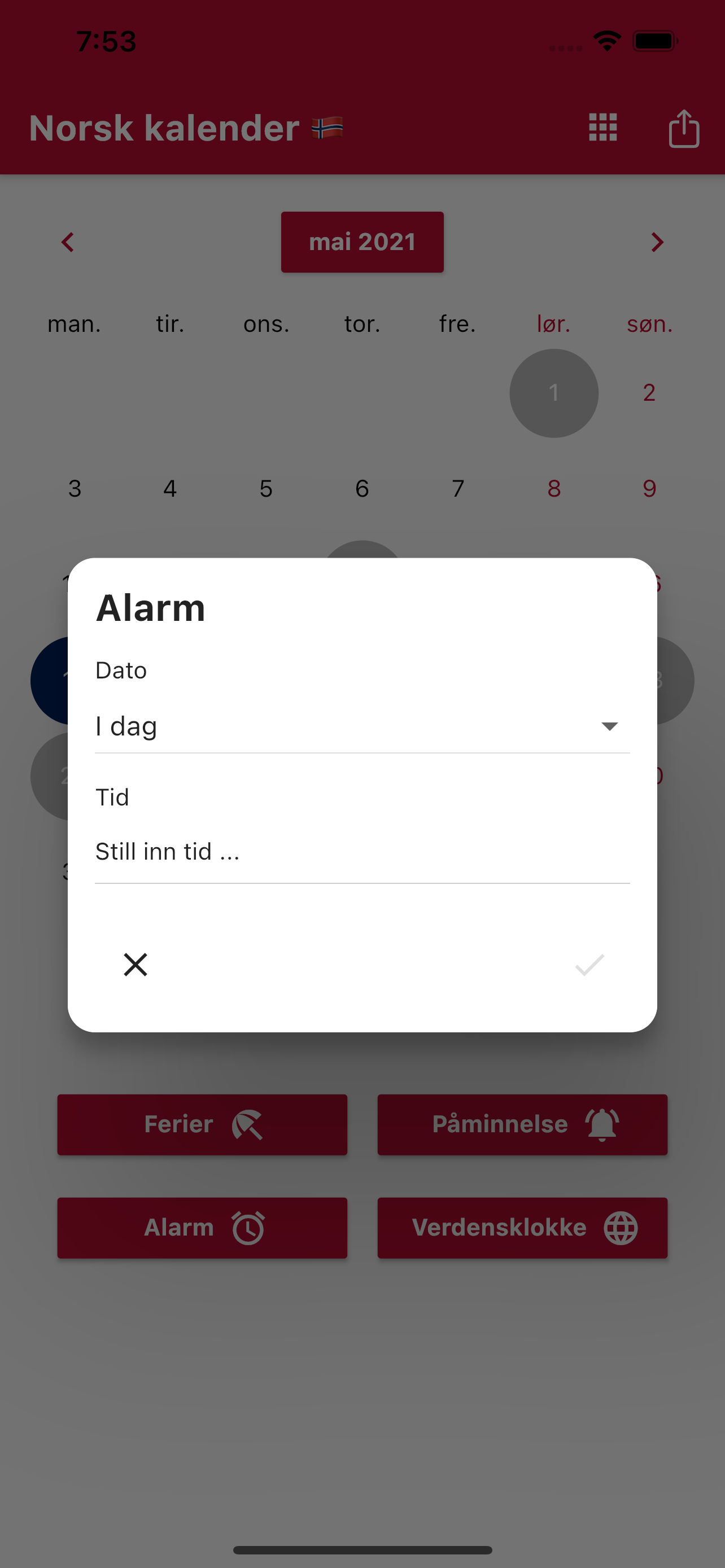 Norsk Kalender 2024