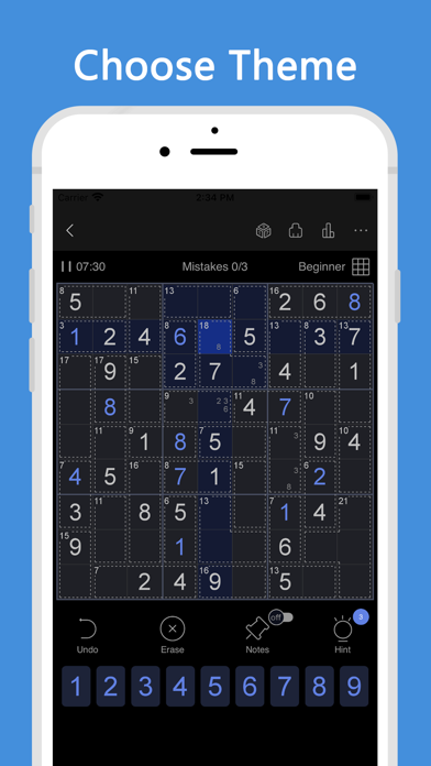 Killer Sudoku - number game Screenshot