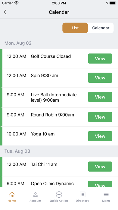 Talis Park Golf Club Screenshot