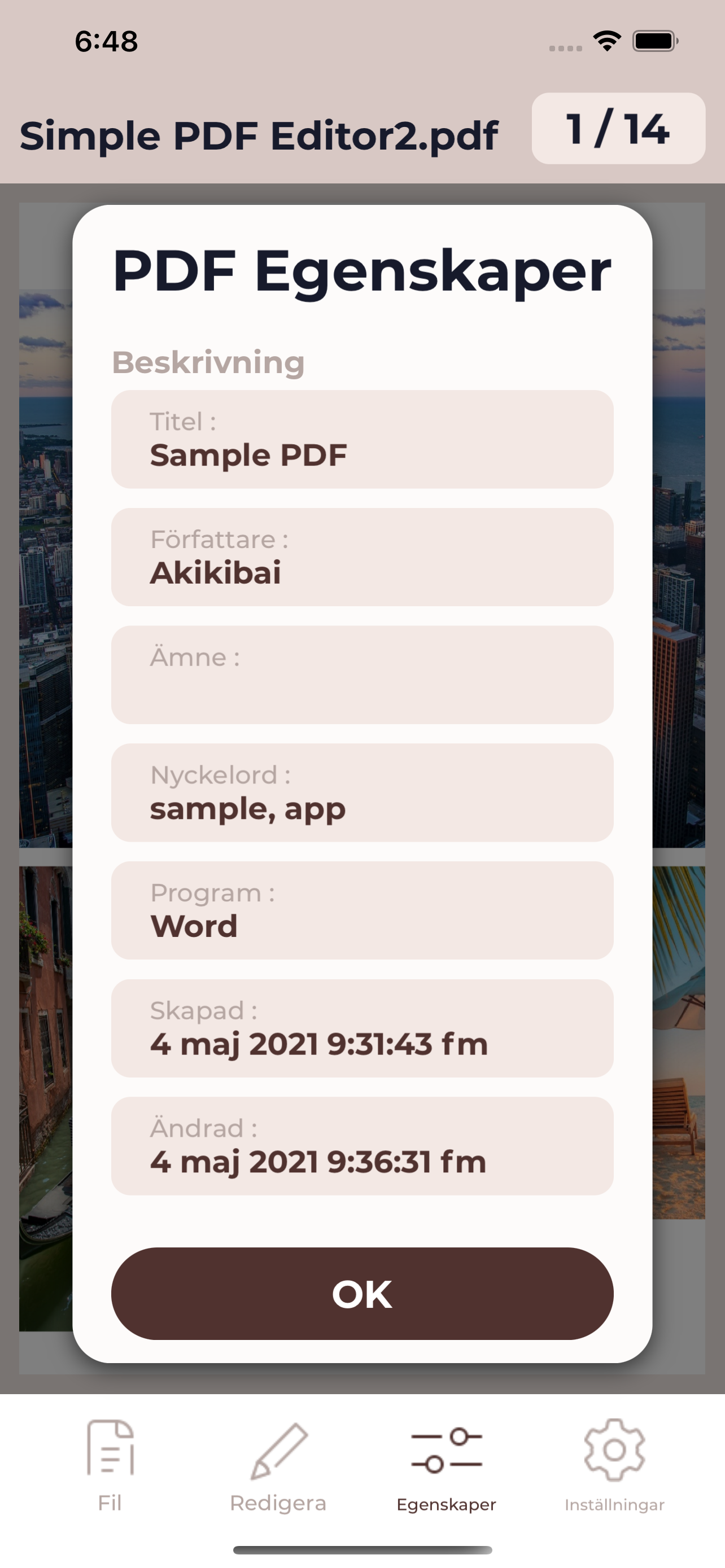 Simple PDF Editor