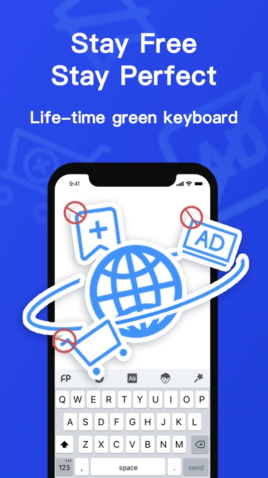 #6. FP Fonts-Emoji&Avatar keyboard (iOS) 由: Ofly Tech Co., Ltd.