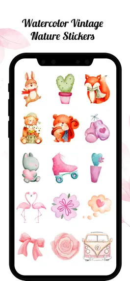 Game screenshot Watercolor Nature Stickers mod apk