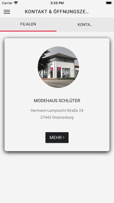 Modehaus Schlüter App Screenshot