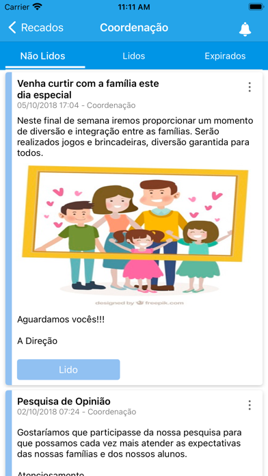 Colégio Santíssimo Sacramento Screenshot